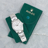 Rolex Air-king 34 Argento Oyster 14000M Silver Lining